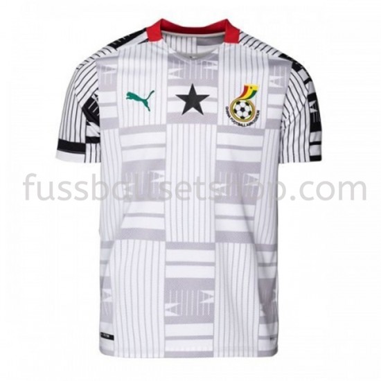 Günstige Fußball Trikotsatz Ghana Heimtrikot 2020-2021 Kurzarm