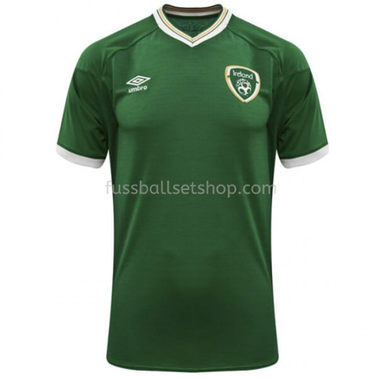 Günstige Fußball Trikotsatz Irland Heimtrikot 2021 Kurzarm