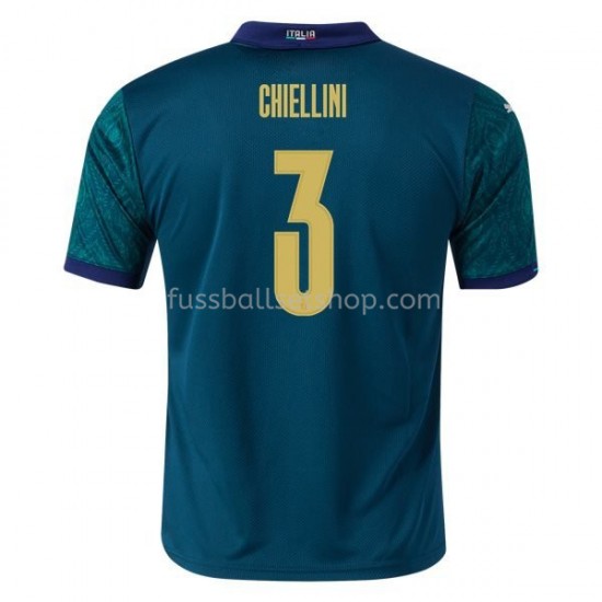 Günstige Fußball Trikotsatz Italien Giorgio Chiellini 3 Ausweichtrikot EM 2020 Kurzarm