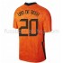 Günstige Fußball Trikotsatz Niederlande Donny van de Beek 20 Heimtrikot EM 2020 Kurzarm