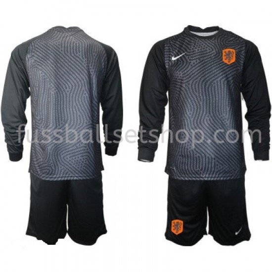 Günstige Fußball Trikotsatz Niederlande Torwart Kinder Heimtrikot EM 2020 Langarm Günstige Fußball Trikotsatz Niederlande Torwart Kinder Heimtrikot EM 2020 Langarm