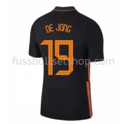 Günstige Fußball Trikotsatz Niederlande Luuk de Jong 19 Auswärtstrikot EM 2020 Kurzarm