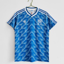 Günstige Fußball Trikotsatz Niederlande Retro Auswärtstrikot 1988 Kurzarm