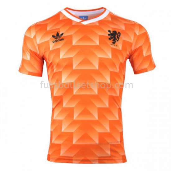 Günstige Fußball Trikotsatz Niederlande Retro Heimtrikot 1988 Kurzarm