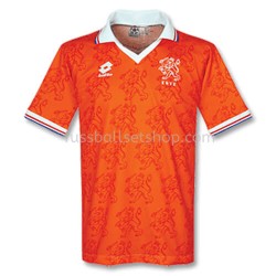 Günstige Fußball Trikotsatz Niederlande Retro Heimtrikot 1996 Kurzarm