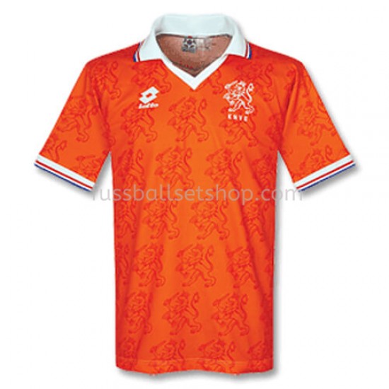 Günstige Fußball Trikotsatz Niederlande Retro Heimtrikot 1996 Kurzarm