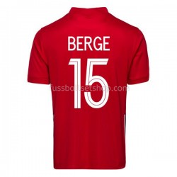 Günstige Fußball Trikotsatz Norwegen Sander Berge 15 Heimtrikot 2020-2021 Kurzarm