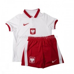 Günstige Fußball Trikotsatz Polen Kinder Heimtrikot EM 2020 Kurzarm
