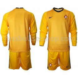 Günstige Fußball Trikotsatz Portugal Torwart Kinder Auswärtstrikot EM 2020 Langarm