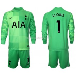 Günstige Fußball Trikotsatz Tottenham Hotspur Hugo Lloris 1 Torwart Kinder Heimtrikot 2021-2022 Langarm