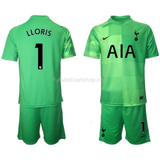 Günstige Fußball Trikotsatz Tottenham Hotspur Hugo Lloris 1 Torwart Kinder Heimtrikot 2021-2022 Kurzarm