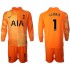 Günstige Fußball Trikotsatz Tottenham Hotspur Hugo Lloris 1 Torwart Kinder Ausweichtrikot 2021-2022 Langarm