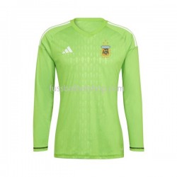 Günstige Fußball Trikotsatz Argentinien Torwart Herren Heimtrikot World Cup 2022 Langarm