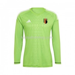 Günstige Fußball Trikotsatz Belgien Torwart Herren Heimtrikot 2021-2022 Langarm