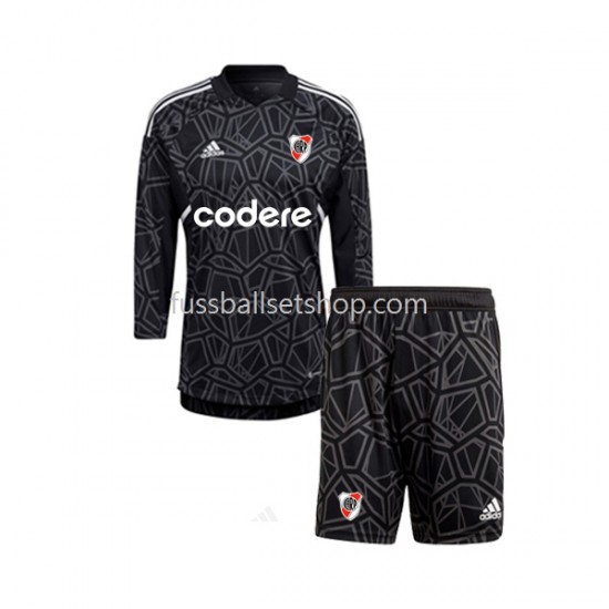 Günstige Fußball Trikotsatz River Plate 2023 Torwart Kinder Heimtrikot Langarm