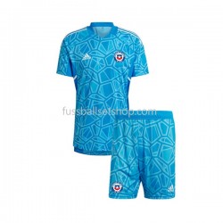 Günstige Fußball Trikotsatz Chile Torwart Kinder Heimtrikot 2022 Kurzarm