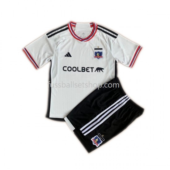 Günstige Fußball Trikotsatz Colo-Colo 2023 Kinder Heimtrikot Kurzarm
