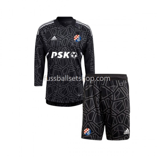 Günstige Fußball Trikotsatz Dinamo Zagreb Torwart Kinder Heimtrikot 2022-2023 Langarm