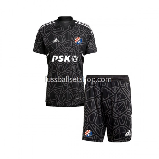 Günstige Fußball Trikotsatz Dinamo Zagreb Torwart Kinder Heimtrikot 2022-2023 Kurzarm