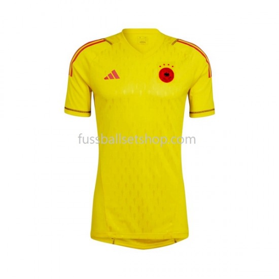 Günstige Fußball Trikotsatz Deutschland Torwart Herren Auswärtstrikot World Cup 2022 Kurzarm