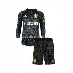 Günstige Fußball Trikotsatz Leeds United Torwart Kinder Heimtrikot 2022-2023 Langarm