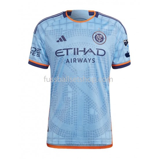 Günstige Fußball Trikotsatz New York City FC 2023-2024 Herren Heimtrikot Kurzarm