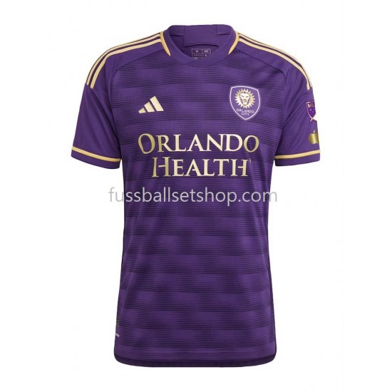 Günstige Fußball Trikotsatz Orlando City SC 2023-2024 Herren Heimtrikot Kurzarm