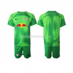 Günstige Fußball Trikotsatz RB Leipzig Torwart Kinder Auswärtstrikot 2022-2023 Kurzarm