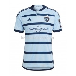 Günstige Fußball Trikotsatz Sporting Kansas City 2023-2024 Herren Heimtrikot Kurzarm