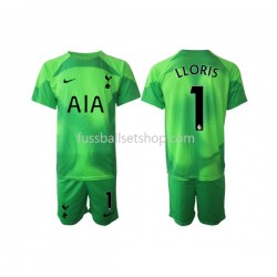 Günstige Fußball Trikotsatz Tottenham Hotspur Hugo Lloris 1 Torwart Kinder Auswärtstrikot 2022-2023 Kurzarm
