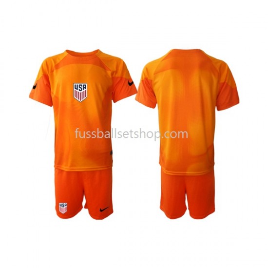 Günstige Fußball Trikotsatz USA Torwart Kinder Heimtrikot World Cup 2022 Kurzarm