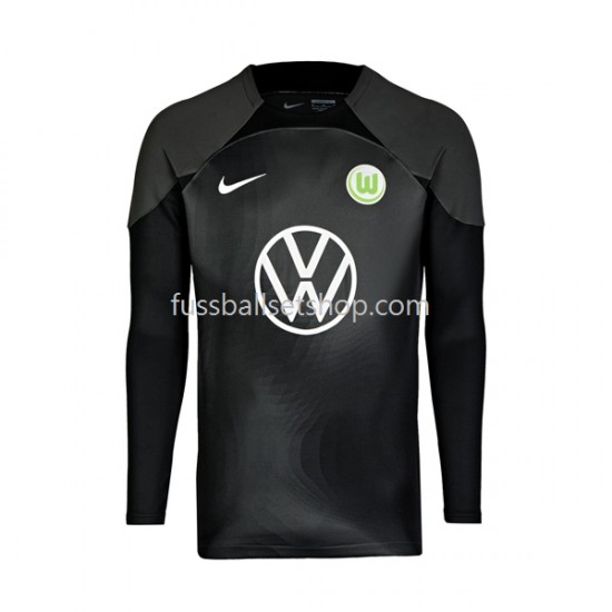 Günstige Fußball Trikotsatz VfL Wolfsburg Torwart Herren Heimtrikot 2022-2023 Langarm