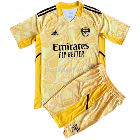 Günstige Fußball Trikotsatz Arsenal Torwart Kinder Heimtrikot 2022-2023 Kurzarm