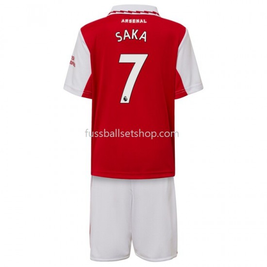 Günstige Fußball Trikotsatz Arsenal Saka 7  Kinder Heimtrikot 2022-2023 Kurzarm