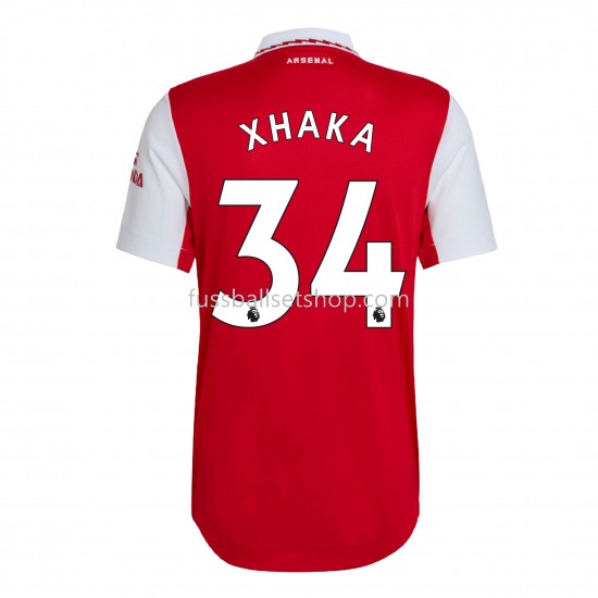 Günstige Fußball Trikotsatz Arsenal Xhaka 34  Heimtrikot 2022-2023 Kurzarm