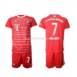 Günstige Fußball Trikotsatz Bayern München Gnabry 7 Kinder Heimtrikot 2022-2023 Kurzarm