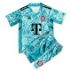 Günstige Fußball Trikotsatz Bayern München Torwart Kinder Heimtrikot 2022-2023 Kurzarm