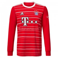 Günstige Fußball Trikotsatz Bayern München Heimtrikot 2022-2023 Langarm
