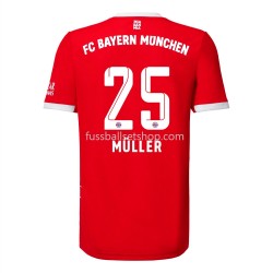 Günstige Fußball Trikotsatz Bayern München Muller 25 Heimtrikot 2022-2023 Kurzarm