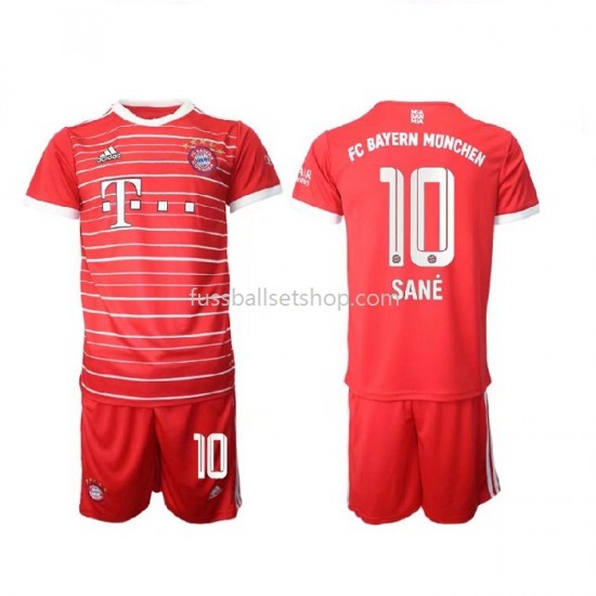 Günstige Fußball Trikotsatz Bayern München Sane 10 Kinder Heimtrikot 2022-2023 Kurzarm