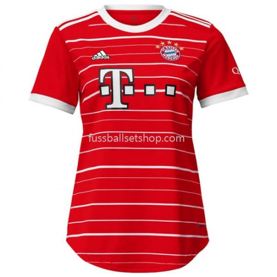 Günstige Fußball Trikotsatz Bayern München Frauen Heimtrikot 2022-2023 Kurzarm