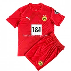 Günstige Fußball Trikotsatz Borussia Dortmund Torwart Kinder Heimtrikot 2022-2023 Kurzarm