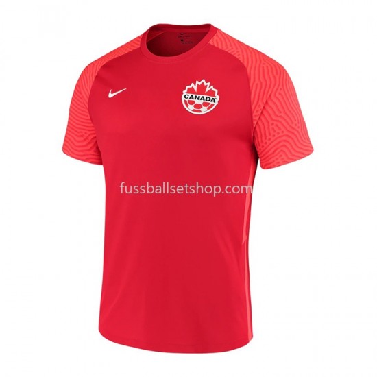 Günstige Fußball Trikotsatz Kanada Heimtrikot 2022 Kurzarm