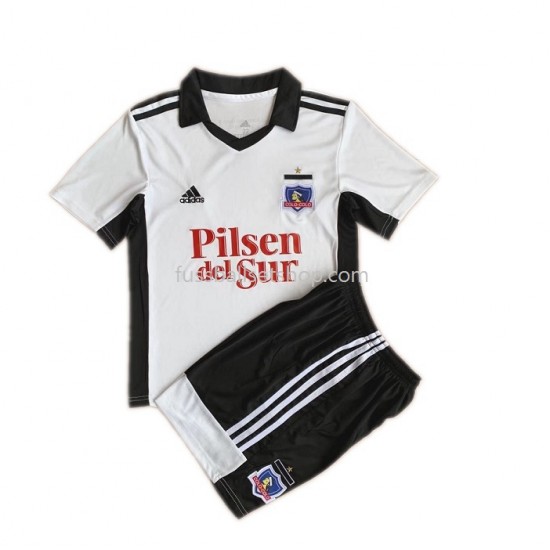 Günstige Fußball Trikotsatz Colo-Colo Kinder Heimtrikot 2022 Kurzarm
