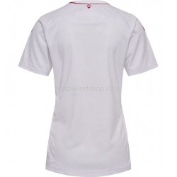 Günstige Fußball Trikotsatz Dänemark Frauen Auswärtstrikot 2022 Kurzarm