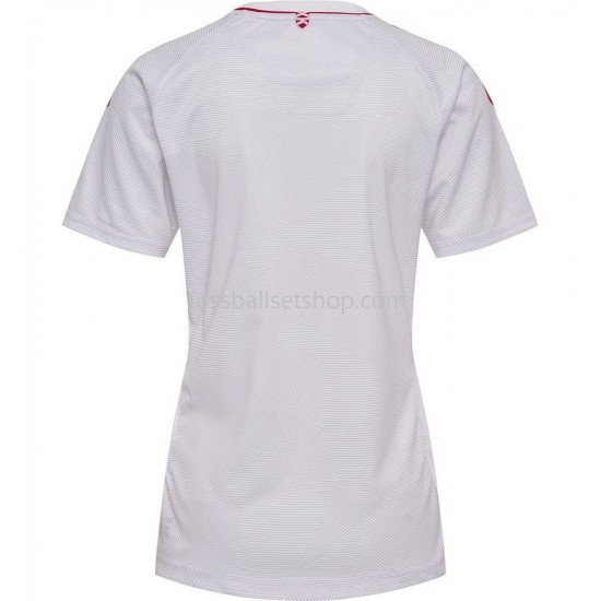 Günstige Fußball Trikotsatz Dänemark Frauen Auswärtstrikot 2022 Kurzarm