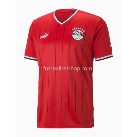 Günstige Fußball Trikotsatz Ägypten Heimtrikot 2022 Kurzarm