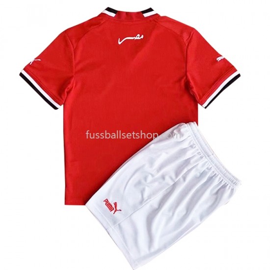 Günstige Fußball Trikotsatz Ägypten Kinder Heimtrikot 2022 Kurzarm