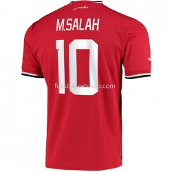Günstige Fußball Trikotsatz Ägypten M.Salah 10 Heimtrikot 2022 Kurzarm
