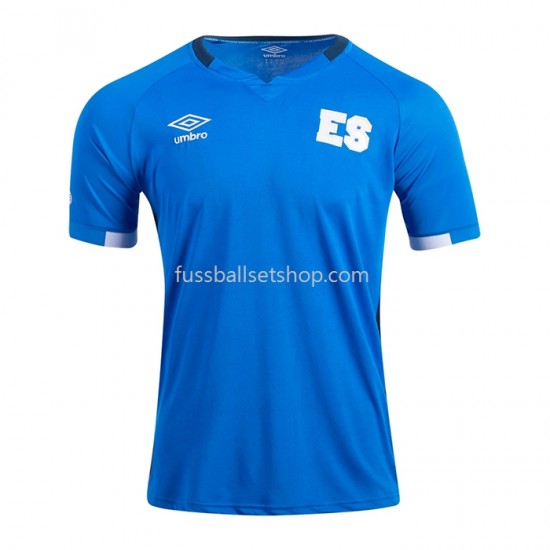 Günstige Fußball Trikotsatz El Salvador Heimtrikot 2021 Kurzarm